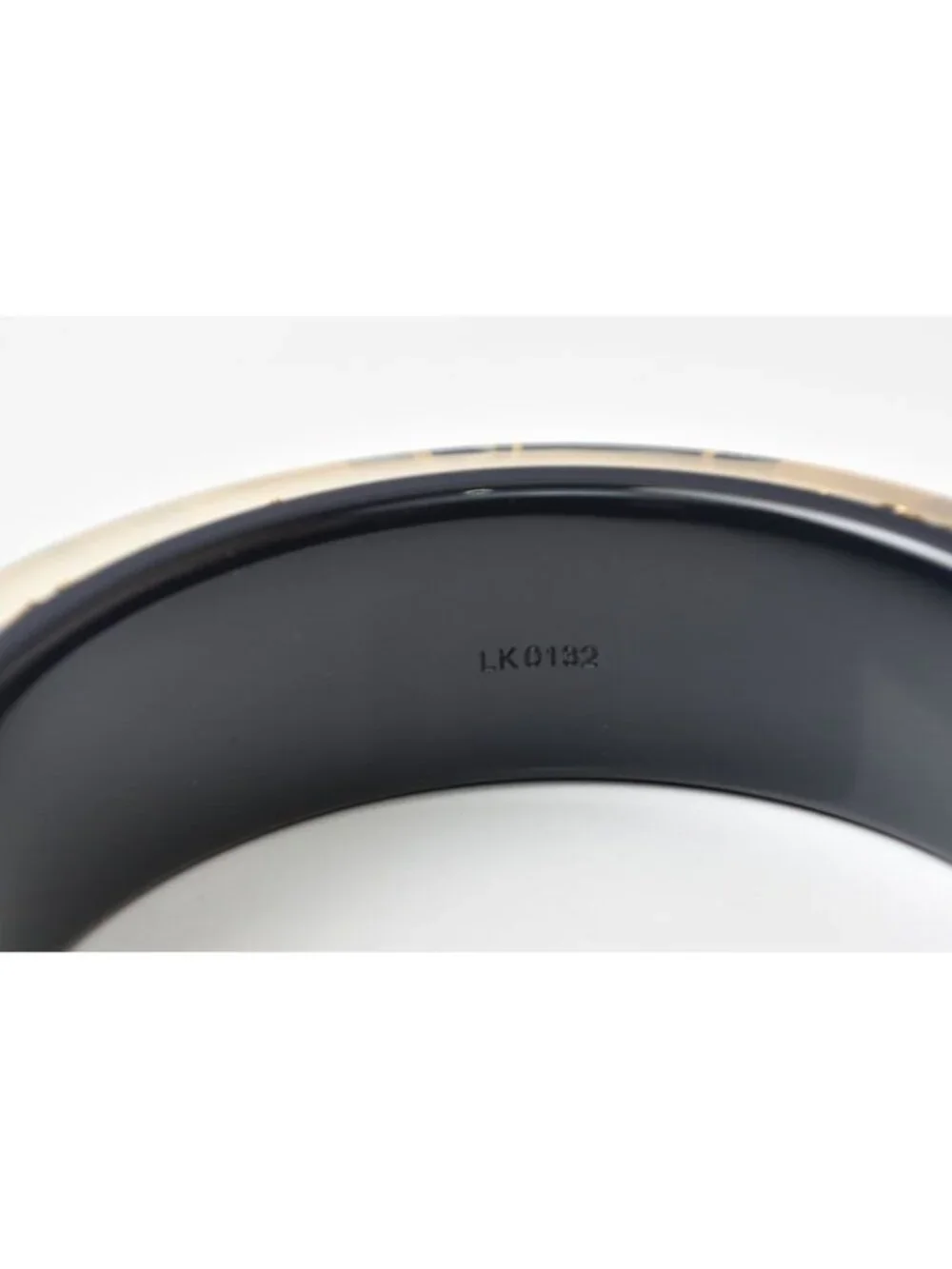 Louis Vuitton Bangle Bracelet Ankle John GM Black Gold